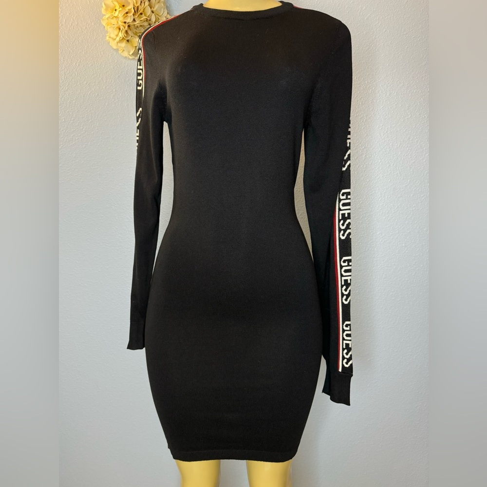 GUESS Women’s Long Sleeve Logo Dress. New with tags.